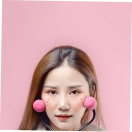 FOMIYES Face Roller Tool for Skin Care Manual Dual-shaped Facial Roller for Rosy Black Design for Home Salon Use Circulation Reduces Dark Circles