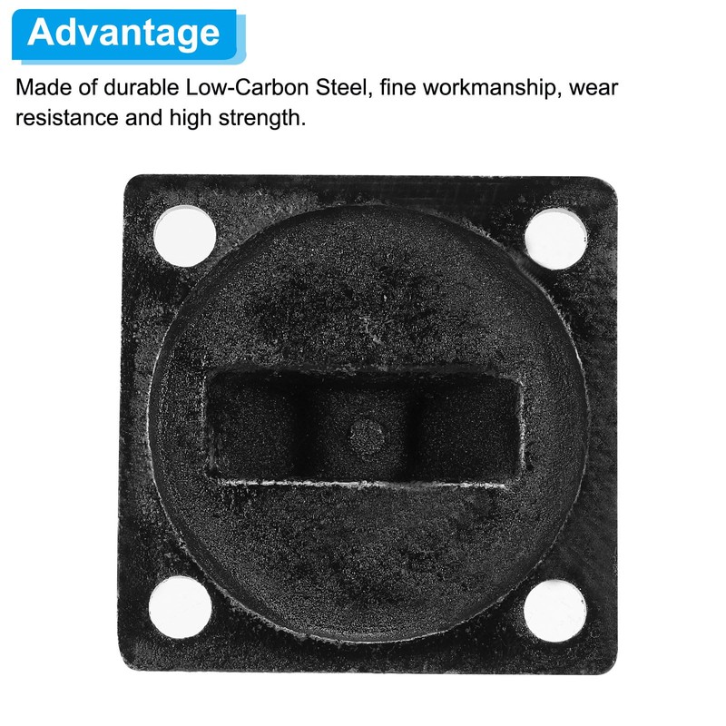 PATIKIL 75x75x48mm Air Cylinder Foot Flange Rod Pivot Clevis Pneumatic