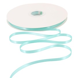 BAORJCT - Cinta de satén de color sólido de 1/4 pulgadas x 100 yardas, rollo de doble cara para envolver regalos, manualidades, decoración de boda, tarjeta de invitación de boda, decoración de fiesta