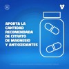 Citrato De Magnesio Vitamínik Cmg-400 60 Cápsulas Sin Sabor