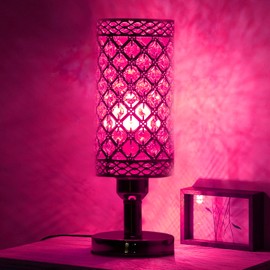 TD001 Modern Crystal Lamps Modern Glam Table Lamp for Bedroom Living Room Study Room Office