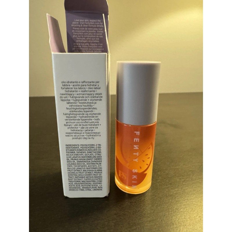 Fenty Beauty Treatz Hydrating Strengthening Lip Oil Melon Treat 5.6