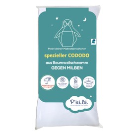 P'tit Lit - Anti-Dust Mite Baby Mattress Protector Cododo | Waterproof | Terry Cloth Made of 100% Cotton | Absorbent and Quiet | Oeko Tex