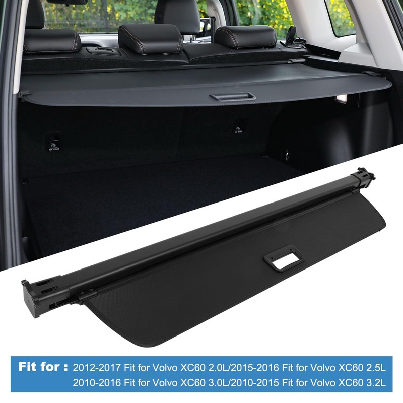 ECCPP Cargo Cover 2010-2017 Fit for Volvo XC60 Flexible Rear