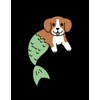 Beagle Beagle Mermaid NOTEBOOK: Journal Perfect For Writing| 8.5"x11"