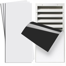 AISIMEE Strong Magnetic Vent Covers,4 Pack 5.5x12 inch High Strength Vent Covers for Home Floor, Wall, Ceiling Vents Air Iron Register,Air Vent Covers for RV, Home HVAC and AC Vents