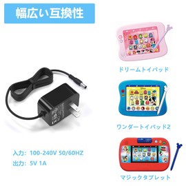 Compatible TYPE5 Takara Tomy Toy AC Adapter 5V 1A 150cm PSE Certified