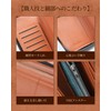 Modiko Men's Long Wallet, Large Capacity, Carbon Leather, YKK Zipper,