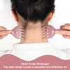 2 Stück Kopfhaut Massagegerät aus Harz, Gua Sha Kopfhaut Massagekamm,