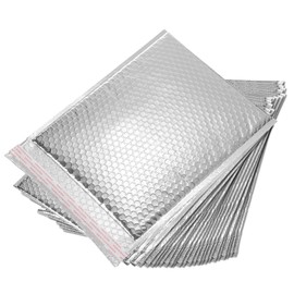 sourcing map Thermal Bubble Mailer, 11.8 x 9.8 Inch Silver Self Seal Cool Bubble Mailers Foil Mailing Envelopes for Books Food Cosmetics Pack of 25