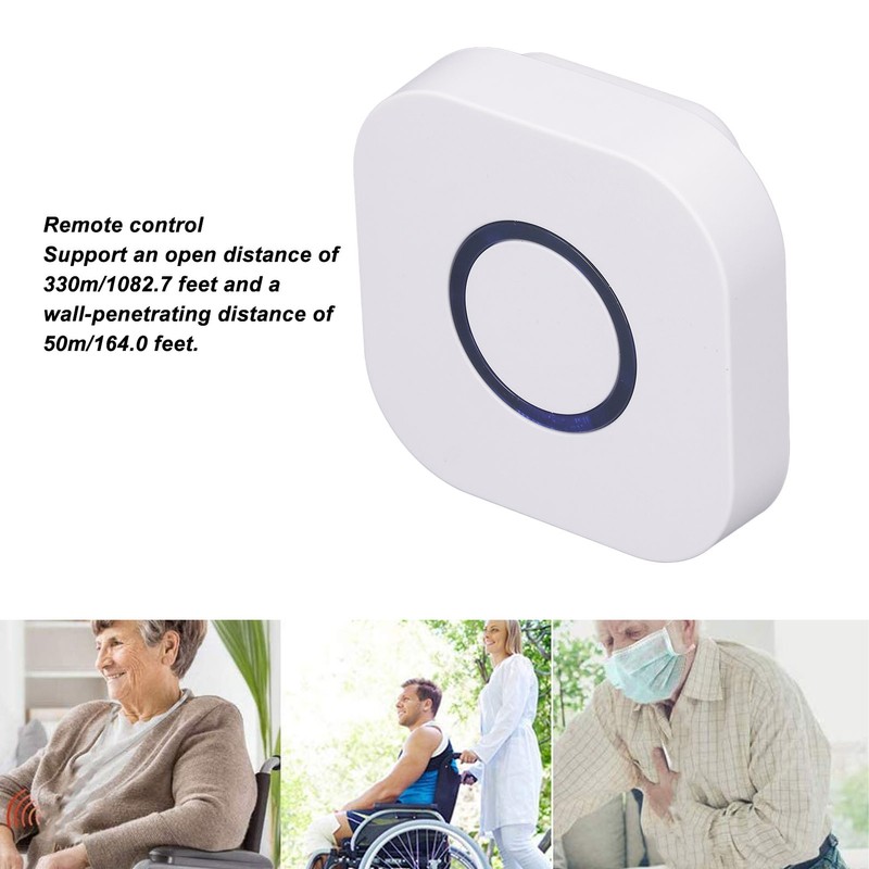 Wireless Caregiver Pager Emergency Nurse Alert System 433MHZ Volume Adjustment