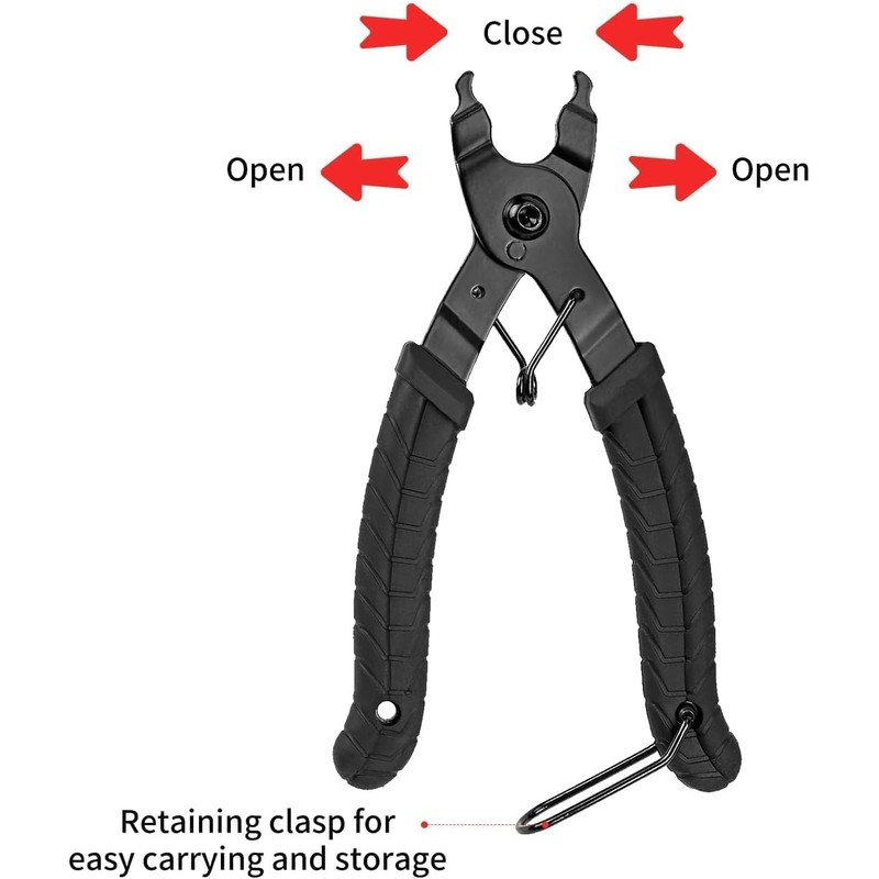 Vookkp 7pcs Bicycle Tool Chain Riveter Bicycle Chain Tester 4