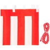 Banner Red Curtain (45 cm Tall)
