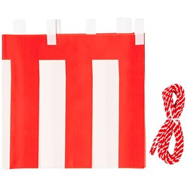 Banner Red Curtain (45 cm Tall)