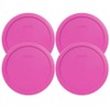 Pyrex 7402-PC 1126834 6-7 Cup Pink Lid (4-Pack)