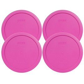 Pyrex 7402-PC 1126834 6-7 Cup Pink Lid (4-Pack)