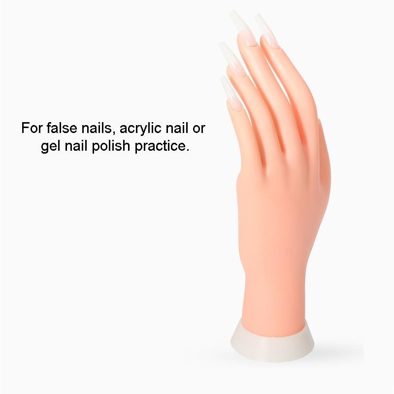 zalati Practice Hand for Acrylic Nails, Mannequin Hand Mold for
