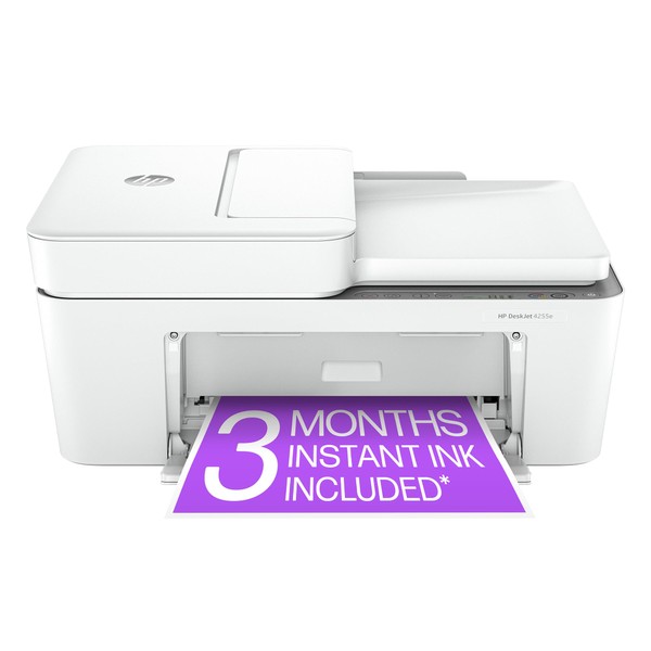 HP DeskJet 4255e Wireless All-in-One Color Inkjet Printer, Scanner, Copier,