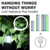 9Pcs Silicone Twist Ties, Steel-Core Rubber Twist Tie Set for