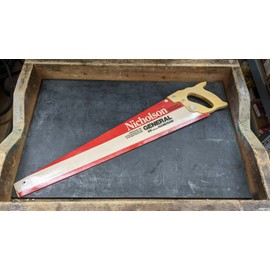 Nicholson NOS Vintage Nicholson no. 175 26" Expert Handsaw 80080