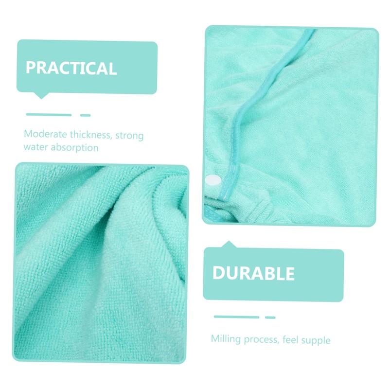 LABRIMP Comfortable Shower Wrap for Women Absorbent Bath Towel with
