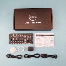 Maker hart Just Mic Pro Multitrack Workstation / 6 Mic IN with Mic Power/1 Stereo IN/4 Audio OUT (TRS/TRRS)/USB Audio IN&OUT/USB Mute