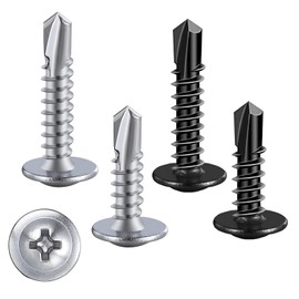 Drilling Screws M4.2 Self-Tapping Screws Metal Pack of 120 Tapping Screws Phillips Metal Screws for Wood Wall Metal 19 mm/13 mm