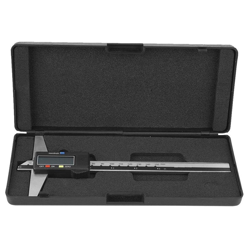 Depth Gauge, High Accuracy Stainless Steel Digital Depth Vernier Caliper