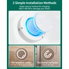 LOINSGLIM 6-Pack Puck Lights with Remote, 1800mAh Rechargeable Under Cabinet