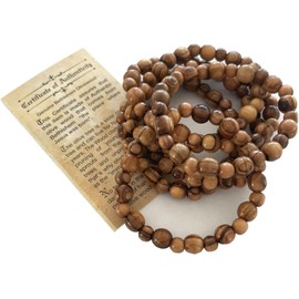 5mm & 8mm Beads ~ Olive Wood Bracelet Handmade Bethlehem Jerusalem