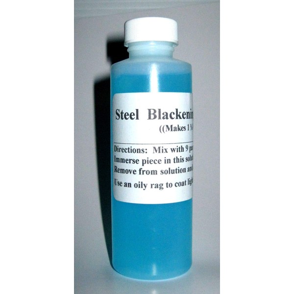 TredNot 4 oz Steel Blackening Concentrate, Makes 2 1/2 Pints, Bluing Solution, Gun Blue/Black