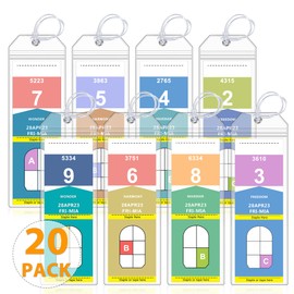 20 Pack Luggage Tag for Cruise Ship Essentials for NCL, Princess, Carnival, Royal Caribbean and Celebrity Cruise Luggage Tag Holder by SEAVILIA