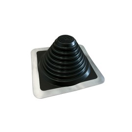 Pipe Flashing Black EPDM 0.25 Inch to 4 Inch
