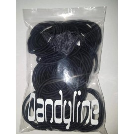 Dandyline 100 Pack Hairties 3mm Black Dandyline 10 Packages