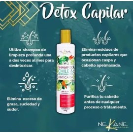 Shampoo Nekane De Chile Y Bergamota Anti Caida Cabello 300 G                                                                                          