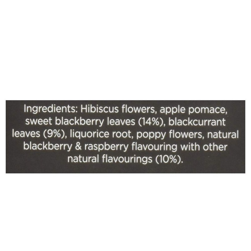 Taylors of Harrogate Blackberry & Raspberry Herbal Tea, 20 Count