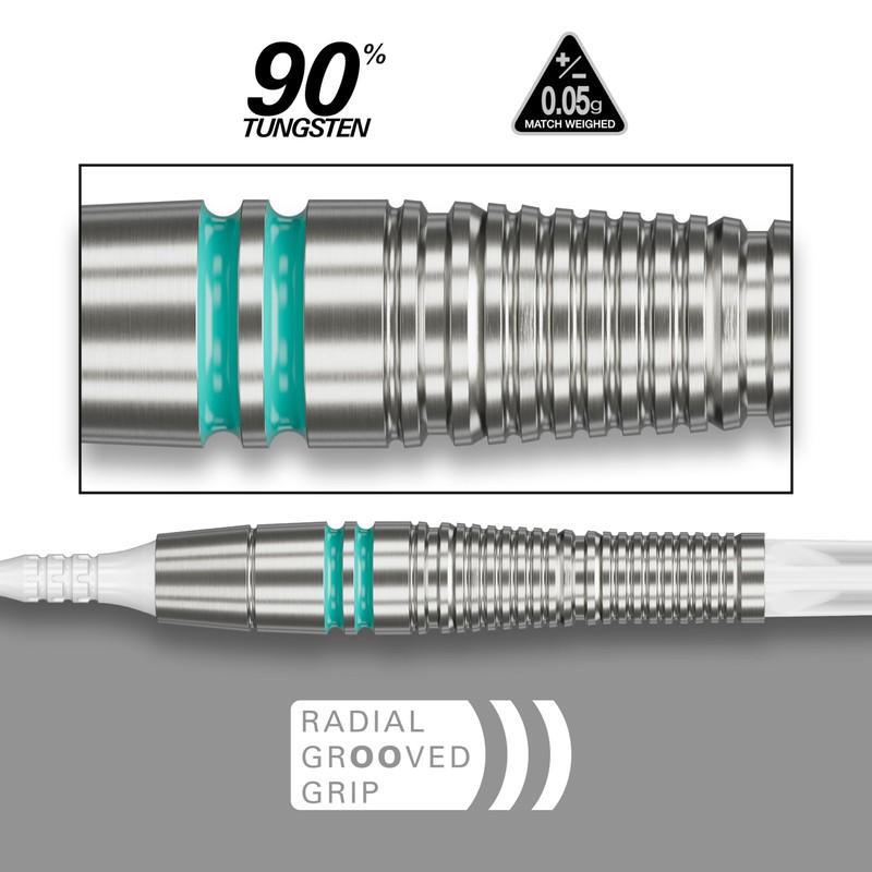 TARGET COLOURS GEN4 TEAL 90% 20G 2BA SOFT TIP (Colors