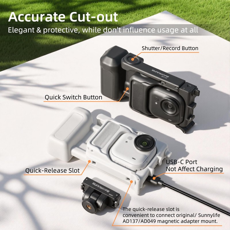 Twaxl Insta360 GO Ultra Exclusive Street Snap Handle (One Piece,