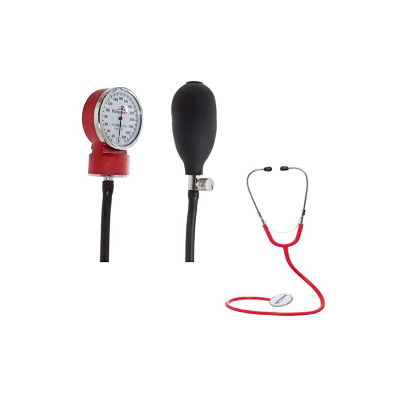 HOME CARE Kit bauma con estetoscopio simplex rojo Homecare 2000-ROJ