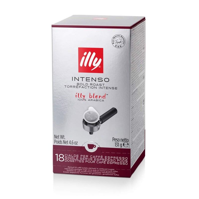 Illy Blend Pods Individually Wrapped Dark Roast (Intenso) 18P Pod