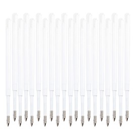 LA HUATE Black Ink Refills Pack of 20, Replaceable Ballpoint Pen refill, Fine Point 0.7mm Refil (Z-Black Ink(Pack of 20))