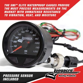 Longacre 52-46741 SMi Elite Waterproof Oil Pressure Gauge