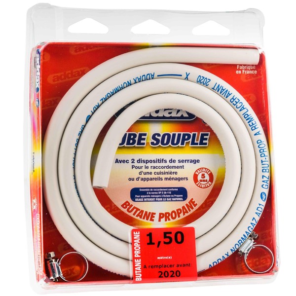 Addax Ribitech Tuy4007 Gas Butane and Propane Hose 1.50 m