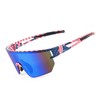 WANWAN Men Women Cycling Sunglasses, 80s Sport Baseball Mirrored Sun