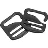 LUORNG G Hook 12PCS 26mm / 1inch Black G-Hook Wave