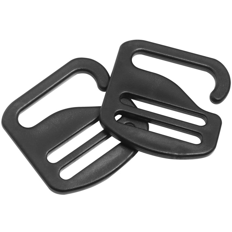 LUORNG G Hook 12PCS 26mm / 1inch Black G-Hook Wave