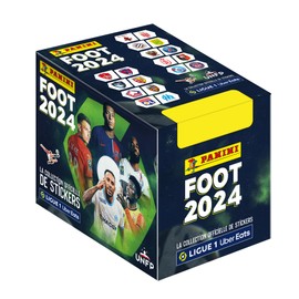 Panini Fußball 2024 Ligue 1 Uber Eats Box mit 50 Hüllen
