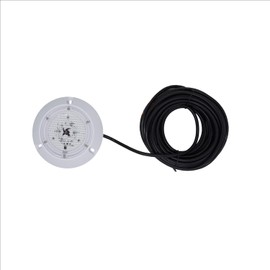 Poolexa PT06050 6 inch Small LED Color Inground Pool/Spa Light for Wet Niche with 50 Foot Cord (Controller not Included)