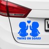 Twins on Board Aufkleber Auto Baby Sticker Zwillinge - wetterfest