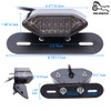 DREAMIZER Motorrad LED Rücklichter, 12V Motorrad Rückseite Licht Brechen Blinker